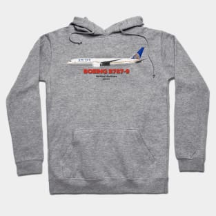 Boeing B787-9 - United Airlines Hoodie